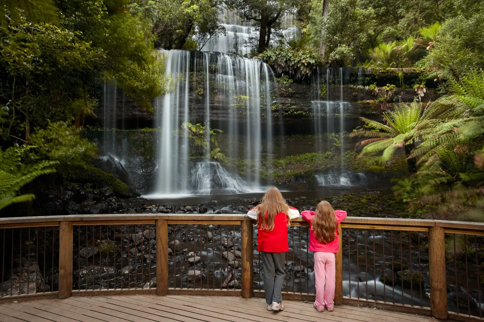 Russell Falls near Mt Field Retreat